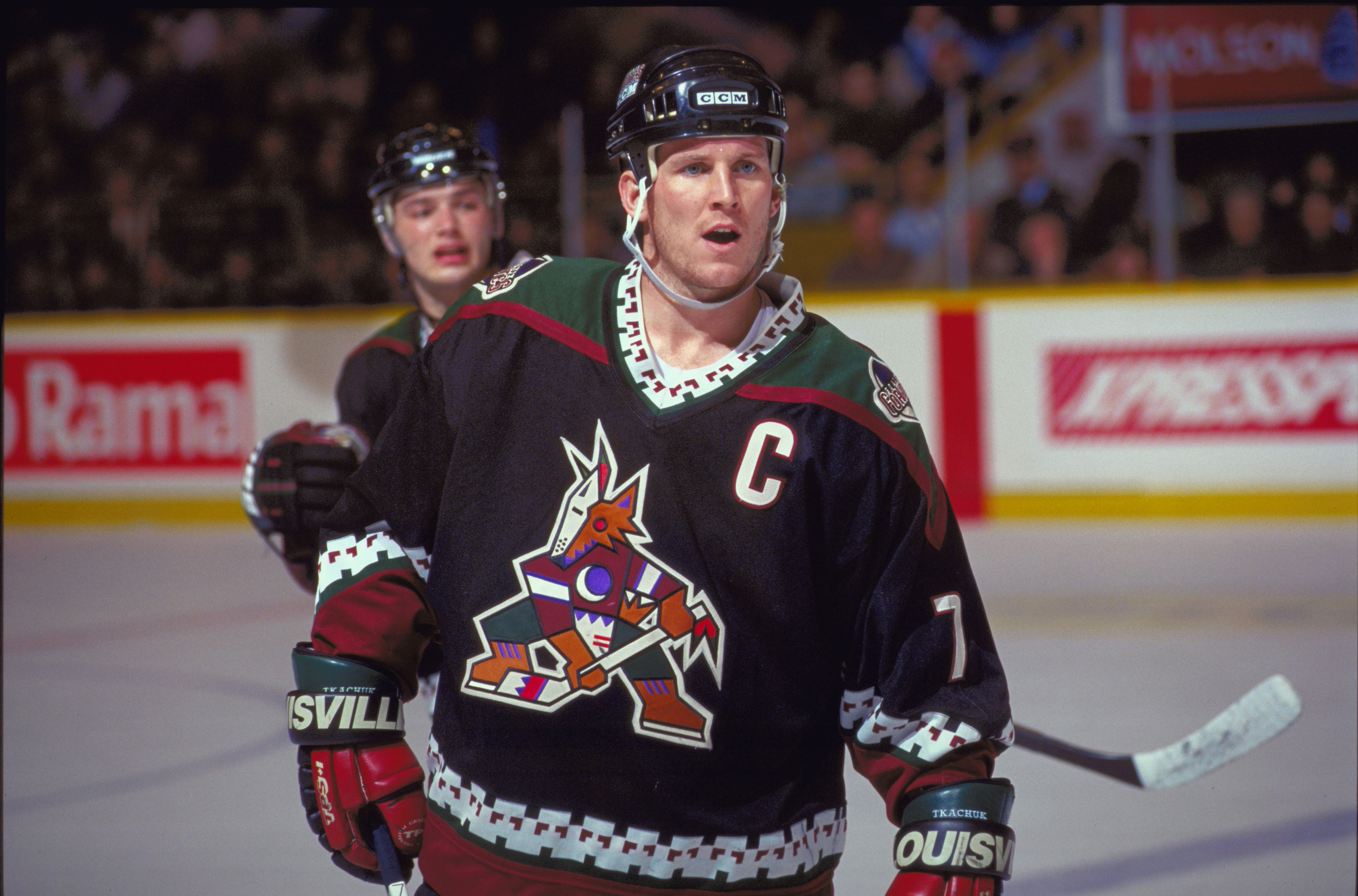 Keith Tkachuk was the captain of the Phoenix Coyotes from their inaugural season in the desert until he was traded to the St. Louis Blues in March of 2001.