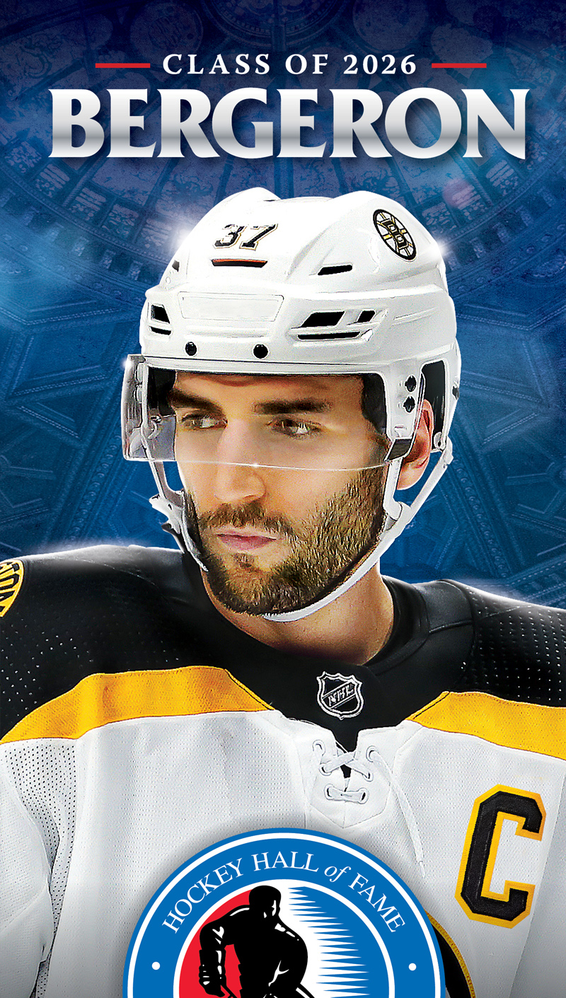 Patrice Bergeron, Player inductee in the HHOF Class of 2026