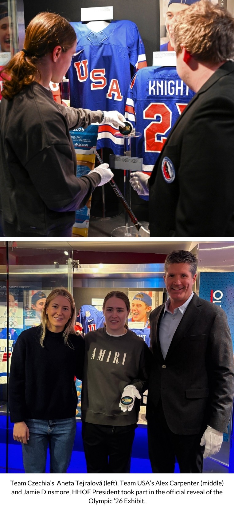 he Hockey Hall of Fame proudly unveiled its highly anticipated Olympic '26 Exhibit